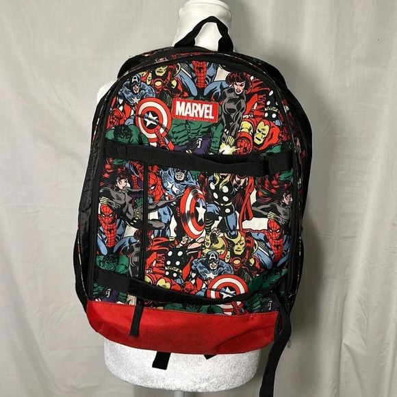 colorful Marvel Comics 18" backpack - Picture 1 of 4